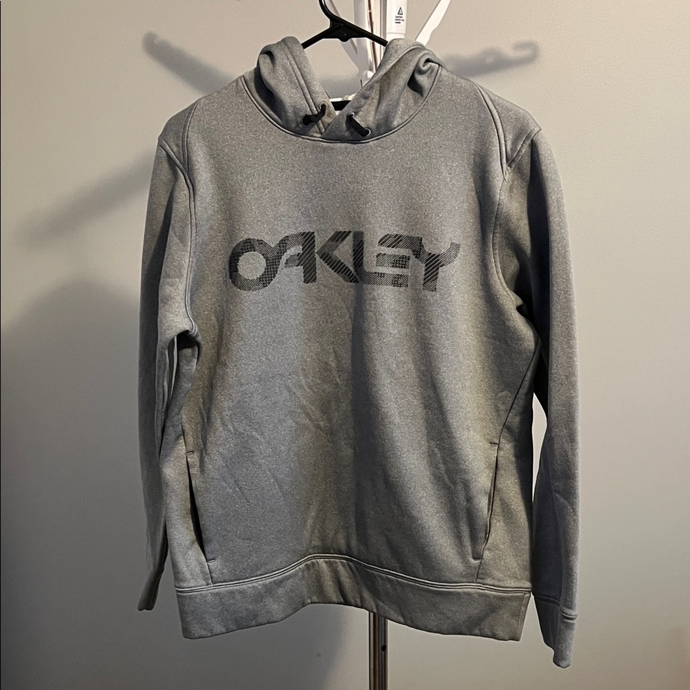 Oakley Men's Charcoal Hoodie Sweater